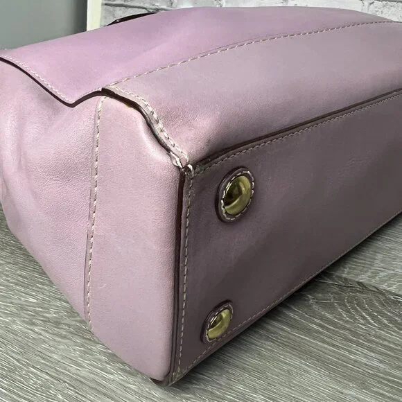 Vintage Y2k Coach Madeline Lilac Handbag Shoulder Bag 2482 - Picture 3 of 6